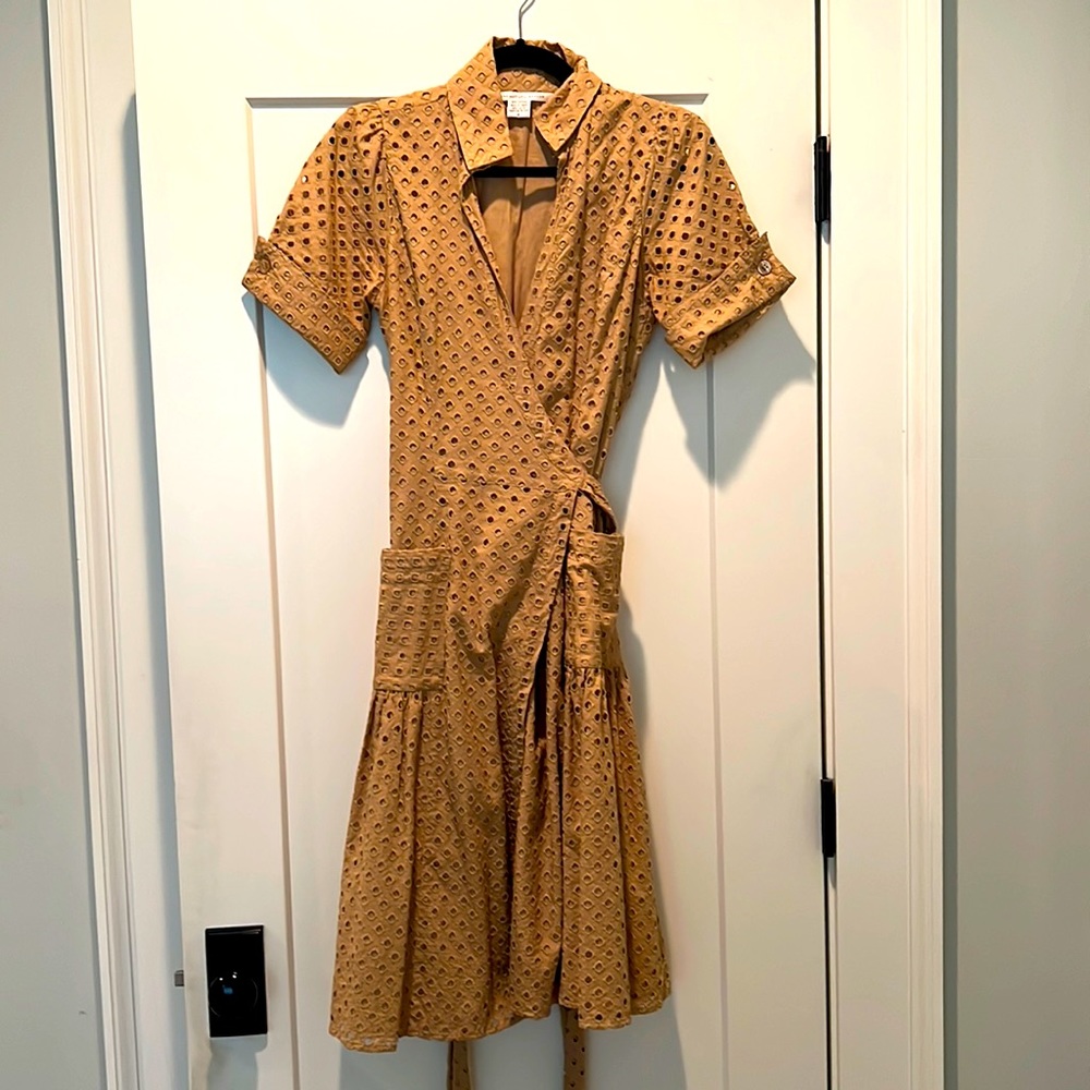Diane Von Furtenberg Eyelet Dress